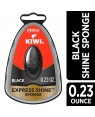 Kiwi Express Shoe Shine Sponge for Black Leather Shoes, (7 ml)