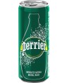 Perrier Sparkling Natural Mineral Water - Cans 330ml - Case of 24