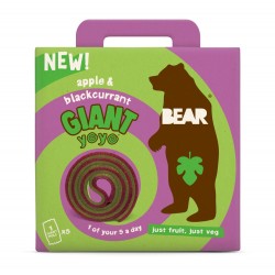 Bear Giant Yoyo Multipack Apple & Blackcurrant (5 x 20g)
