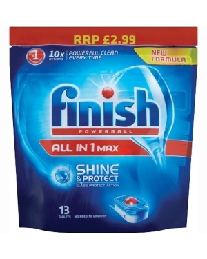 Finish Dishwasher Tablets All In One 13 Tablets