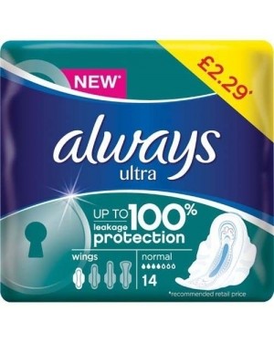 Always Ultra Normal Plus with Wings PM £2.29 14's