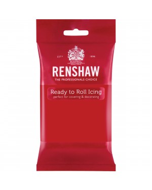Renshaw Poppy Red Professional Icing 250g