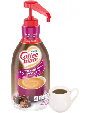 Coffee Mate Salted Caramel Chocolate Liquid Coffee Creamer Pump Bottle 1.5L