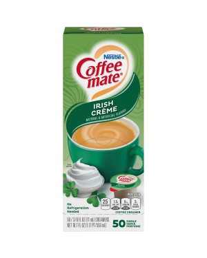 Nestle Coffee Mate Irish Creme Single Serve Liquid Creamer 0.375oz (11ml) 50s