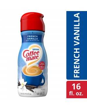 Coffee Mate French Vanilla Liquid Coffee Creamer, 16 fl oz (473ml)