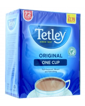 Tetley One Tea Bags 72'S PM £1.79