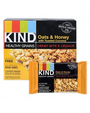 Kind Healthy Grains Oats & Honey with Toasted Coconut 1.2oz (35g) 5's