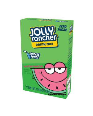Jolly Rancher Watermelon Drink Mix 6s 0.66oz (18.8g)