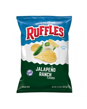 Ruffles Jalapeno Ranch Potato Chips 6.5oz (184.2g)