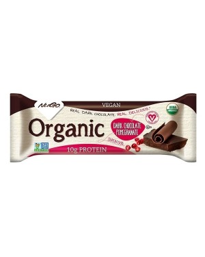 NuGo Organic Dark Chocolate Pomegranate Pack of 12 