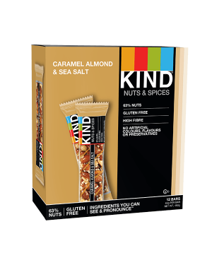 Kind Bars Caramel Almond and Sea Salt 12x40g