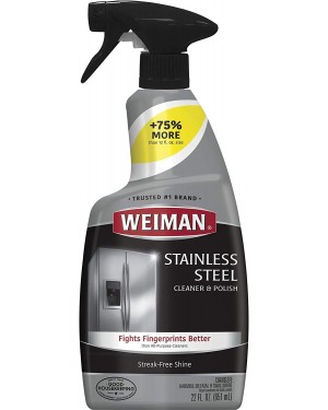 Weiman Stainless Steel Cleaner & Polish Spray, Streak-Free Shine! 650ml