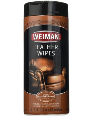 Weiman Leather Wipes 30s