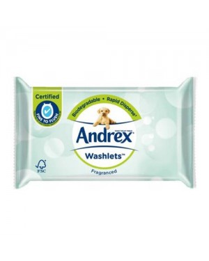 Andrex Washlets Aloe Vera & Fresh Fragrance 36s