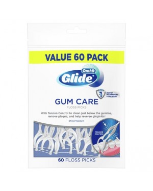 Oral-B Dental Floss Picks Glide Gum Care 60's