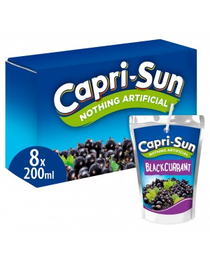 Capri Sun Blackcurrant 8PK 200ml