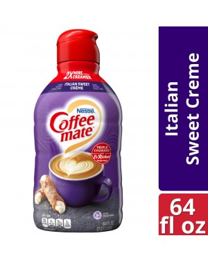 Nestle Coffee Mate Italian Sweet Creamer 64oz (1.89L)