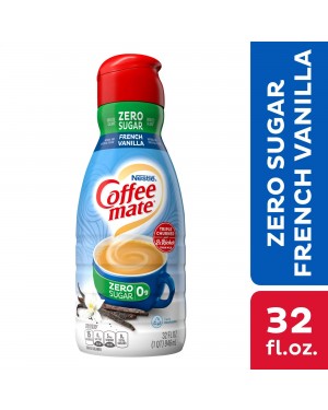 Nestle Coffee Mate French Vanilla Sugar Free Creamer 32oz (946ml)
