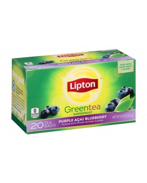 Lipton Green Tea Purple Acai Blueberry Tea Bags 20’s