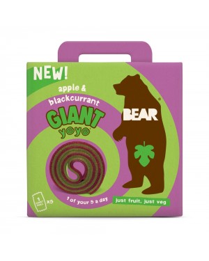 Bear Giant Yoyo Multipack Apple & Blackcurrant (5 x 20g)