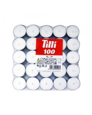 Price's Candles Tealights Pack 100 Tilli - Burn time of up to 4 Hours!