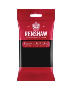 Renshaw Jet Black Ready to Roll Icing 250g