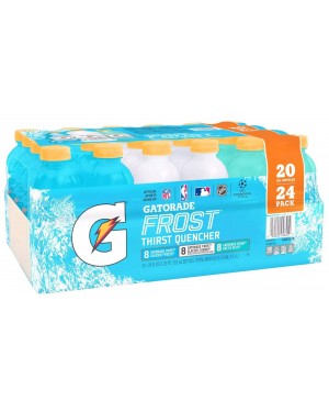 Gatorade Frost Thirst Quencher Sport Drink Variety Pack of 24 (591ml) Bottles