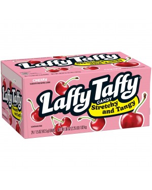 Laffy Taffy Stretchy And Tangy Cherry 1.5oz (42.5g) Case of 24