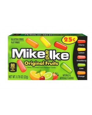 Mike & Ike Priced Original Fruits 0.78oz (22g) x 24