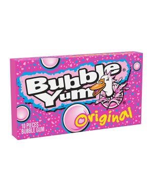BUBBLE YUM Original Flavor Chewy - Big Bubble Gum Pack - 2.82oz (80g)