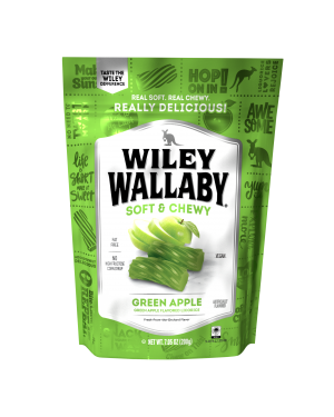 Wiley Wallaby Green Apple Liquorice 7.05oz (200g)