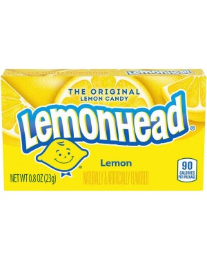 Chewy Lemonhead Lemon Candy, 0.8 Oz (23g) (24 Count)