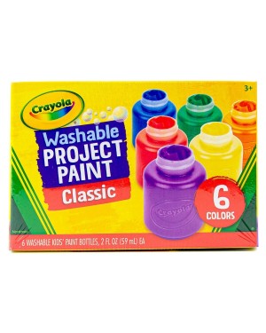 Crayola Washable Kids Paint 6 colours