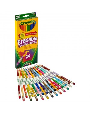 Crayola Erasable Colour Pencil 24ct